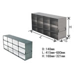 存放3英寸高度标准盒的立式冰箱分隔架-UF系列