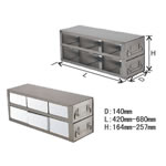 3英寸高标准盒的带抽屉的立式冰箱分隔架-UFD